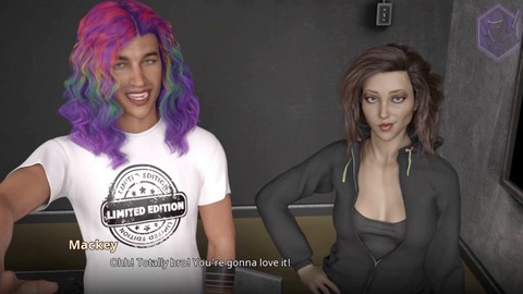 Divertimento per adulti in stile anime con gameplay hentai