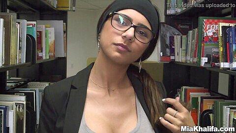 Mia Ghalifa In Library Mp4 - mia khalifa solo library Search, sorted by popularity - VideoSection