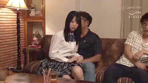 Japanese Teenie Having Sex With A Stepdad Near TV pic