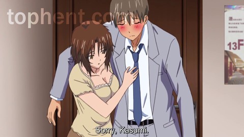 Stepbrother ejaculates inside as she eagerly takes it! Anime porn with subtitles